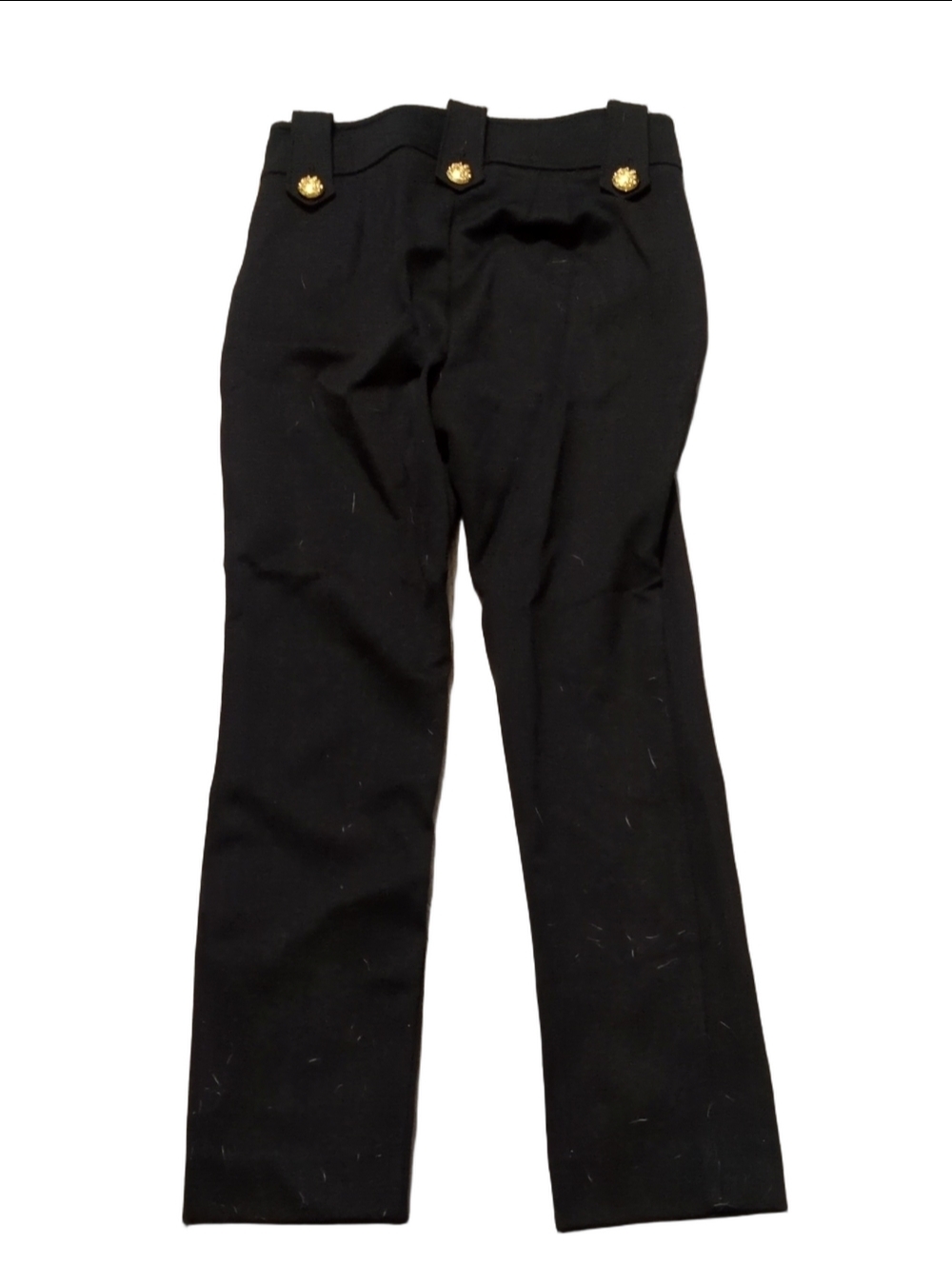White House Black Market Jolie Straight Leg  With Button Detail Buttons Size 0 - Picture 10 of 10